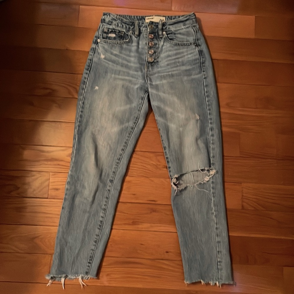 Garage Light Blue Mom Jeans.